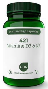 AOV 421 Vitamine D3 & K2 Vegacaps 60VCP