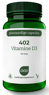 AOV 402 Vitamine D3 25mcg Vegacaps 60VCP AOV 402 Vitamine D3 25mcg Vegacaps 60VCP