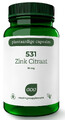 AOV 531 Zink Citraat 15mg Vegacaps 60VCP