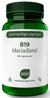 AOV 819 Mariadistel Extract Vegacaps 90VCP AOV 819 Mariadistel Extract Vegacaps 90VCP