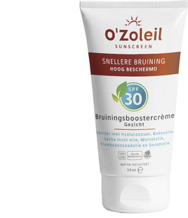 O'Zoleil Bruiningsboostercréme Gezicht SPF30 50ML O'Zoleil Bruiningsboostercréme Gezicht SPF30 50ML