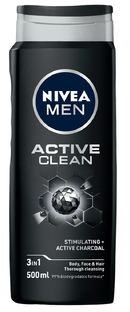 Nivea Men Active Clean Shower Gel 500ML Nivea Men Active Clean Shower Gel 500ML