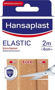 Hansaplast Elastic 2m x 6cm 1ST Hansaplast Elastic 2m x 6cm 1ST