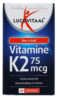 Lucovitaal Vitamine K2 75 mcg Capsules 60CP