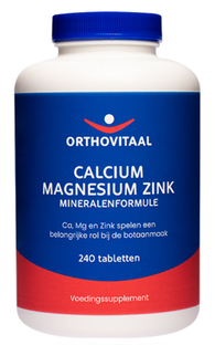 Orthovitaal Calcium Magnesium Zink Mineralenformule Tabletten 240TB