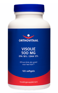 Orthovitaal Visolie 500 mg EPA 18%/DHA 12% Softgels 120SG