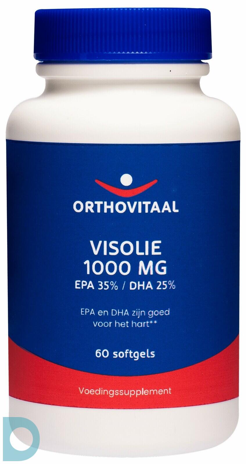 sectie Buitenlander Kan weerstaan Orthovitaal Visolie 1000 mg EPA 35% / DHA 25 % Softgels