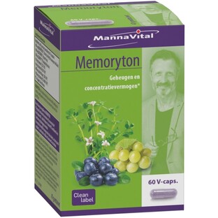 MannaVital Memoryton Capsules 60VCP MannaVital Memoryton Capsules 60VCP
