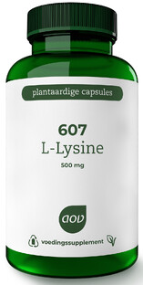 AOV 607 L- Lysine HCl 500mg Vegacaps 90VCP AOV 607 L- Lysine HCl 500mg Vegacaps 90VCP