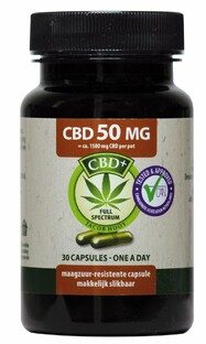 Jacob Hooy CBD 50mg Capsules 30CP Jacob Hooy CBD 50mg Capsules 30CP