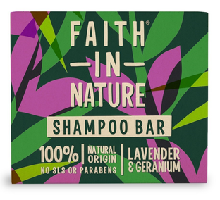 Faith in Nature Lavender & Geranium Shampoo Bar 85GR