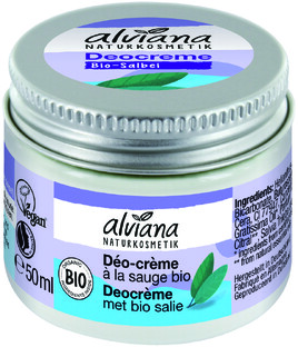 Alviana Deocrème Met Bio Salie 50ML Alviana Deocrème Met Bio Salie 50ML