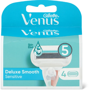 Gillette Venus Deluxe Smooth Sensitive Scheermesjes 4ST