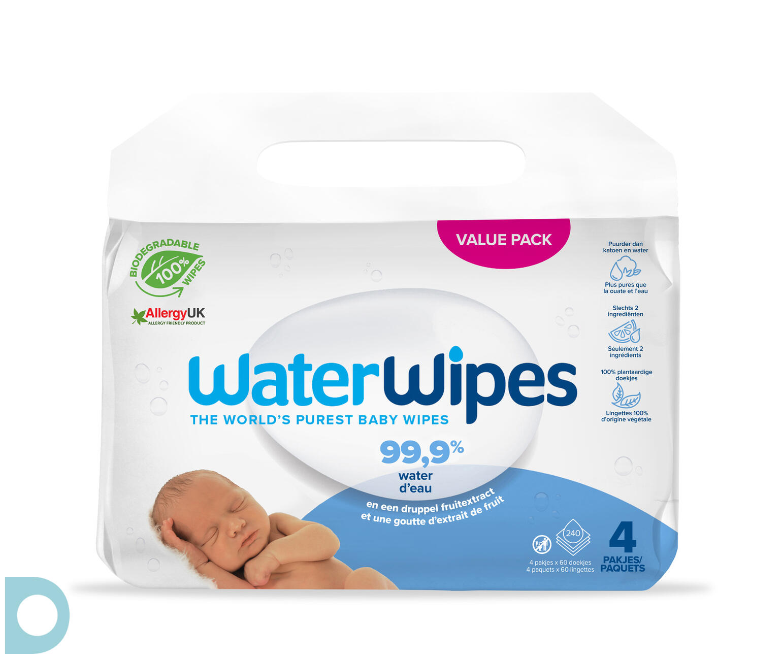 Aardrijkskunde Trechter webspin Verliefd WaterWipes Babydoekjes Voordeelpak | De Online Drogist