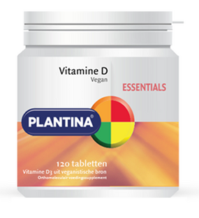 Plantina Essentials Vitamine D Tabletten 120TB 