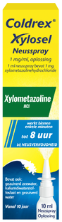 Coldrex Neusspray Xylosel 1mg/ml - xylometazoline neusspray bij neusverkoudheid 10ML