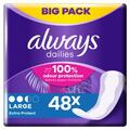 Always Dailies Inlegkruisjes Extra Protect Large 48ST