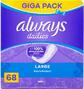 Always Dailies Inlegkruisjes Extra Protect Large 68ST