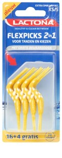 Lactona Flexpicks 2in1 XS/S Tandenstokers 20ST Lactona Flexpicks 2in1 XS/S Tandenstokers 20ST
