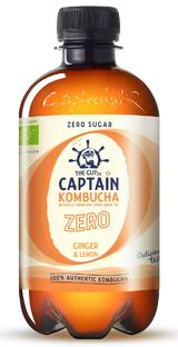 The GUTsy Captain Kombucha Zero - Gember & Citroen 400ML