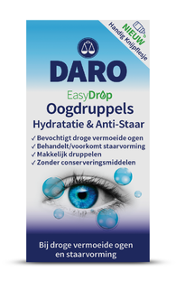 Daro Easydrop Hydratatie & Anti-Staar Oogdruppels 10ML