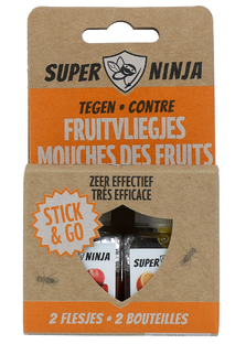 Super Ninja Fruitvlieg Vanger 2ST