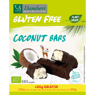 Damhert Kokosrepen Glutenvrij 100GR Damhert Kokosrepen Glutenvrij 100GR