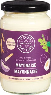 Your Organic Nature Mayonaise vol & romig 370ML Your Organic Nature Mayonaise vol & romig 370ML
