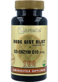 Artelle Rode Gist Rijst Co Enzym Q10 Vegacapsules 100VCP