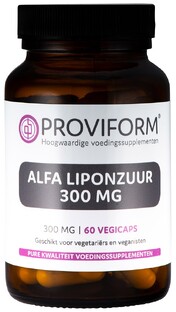 Proviform Alfa Liponzuur 300mg Vegicaps 60VCP Proviform Alfa Liponzuur 300mg Vegicaps 60VCP