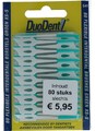 Duodent Flexibele Interdentale Borstels Groen XS-S 80ST Duodent Flexibele Interdentale Borstels Groen XS-S 80ST