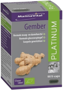 MannaVital Gember Platinum Capsules 90VCP 
