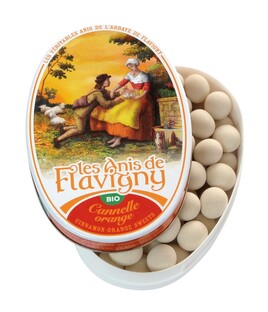 Anis de Flavigny Pastilles Kaneel Sinaasappel 50GR Anis de Flavigny Pastilles Kaneel Sinaasappel 50GR