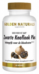 Golden Naturals Zwarte Knoflook Plus Capsules 60VCP Golden Naturals Zwarte Knoflook Plus Capsules 60VCP