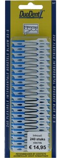 Duodent Flexibele Interdentale Borstels Blauw XS-S 240ST Duodent Flexibele Interdentale Borstels Blauw XS-S 240ST
