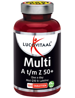 Lucovitaal Multi A t/m Z 50+ Tabletten 180TB  Lucovitaal Multi A t/m Z 50+ Tabletten 180TB