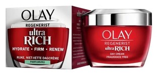 Olay Regenerist Ultra Rich Dagcrème Parfumvrij 50ML Olay Regenerist Ultra Rich Dagcrème Parfumvrij 50ML