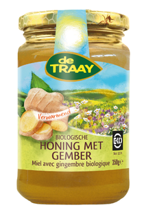 De Traay Honing met Gember Biologisch 350GR
