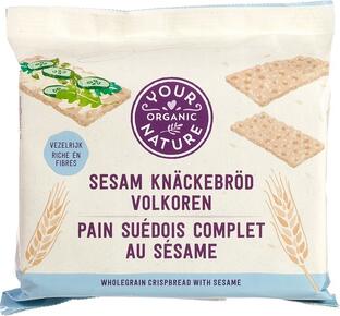 Your Organic Nature Sesam Knackebrod Volkoren 250GR