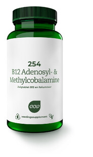 AOV 254 B12 Adenosyl- & Methylcobalamine Zuigtabletten 120ZTB AOV 254 B12 Adenosyl- & Methylcobalamine Zuigtabletten 120ZTB