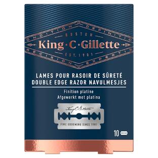 Gillette King C Double Edge Scheermesjes Navulling 10ST