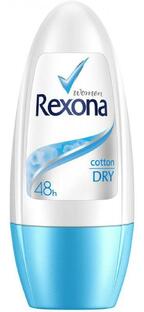 De Online Drogist Rexona Cotton Dry Roll-on Anti-transpirant 50ML aanbieding