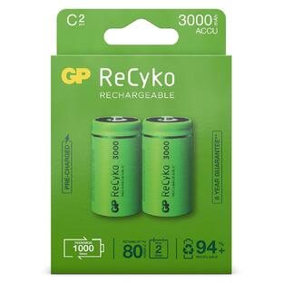 GP ReCyko Batterijen C Oplaadbaar 2ST