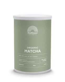 Mattisson HealthStyle Biologische Matcha Poeder 350GR Mattisson HealthStyle Biologische Matcha Poeder 350GR
