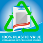 Aquafresh Clean Control Tandenborstel Medium - in 100% plasticvrije verpakking 1ST2
