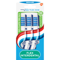 Aquafresh Flex Interdental Tandenborstel Medium - 2+1 gratis in 100% plasticvrije verpakking 3ST