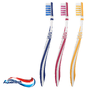 Aquafresh Flex Interdental Tandenborstel Medium - 2+1 gratis in 100% plasticvrije verpakking 3STdrie gekleurde tandenborstels aquafresh