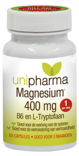 Unipharma Magnesium 400 MG Capsules 60CP Unipharma Magnesium 400 MG Capsules 60CP