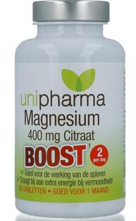 Unipharma Magnesium 400 MG Boost Tabletten 60TB