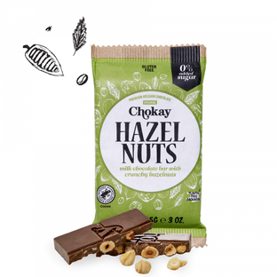 Chokay Melkchocolade Hazelnoot 85GR Chokay Melkchocolade Hazelnoot 85GR